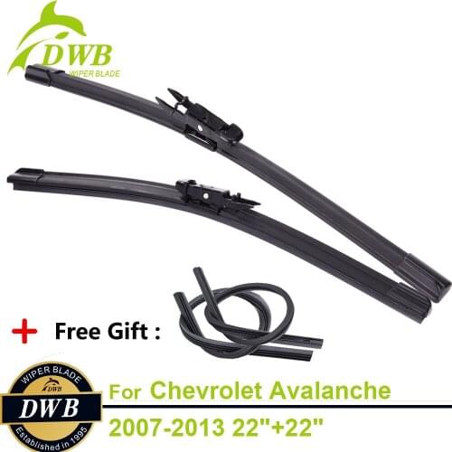 2PCS ECO Wiper Blades for Chevrolet Avalanche 2007-2013 22"+22", Free 2Pcs Rubbers, Windshield Wipers Sale