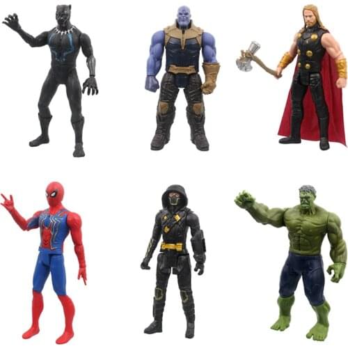 Hasbro Marvel Avengers Toys Venom Batman Flash Superman Spiderman Thanos Hulk Iron Man Thor Action Figure Model Toy For Children