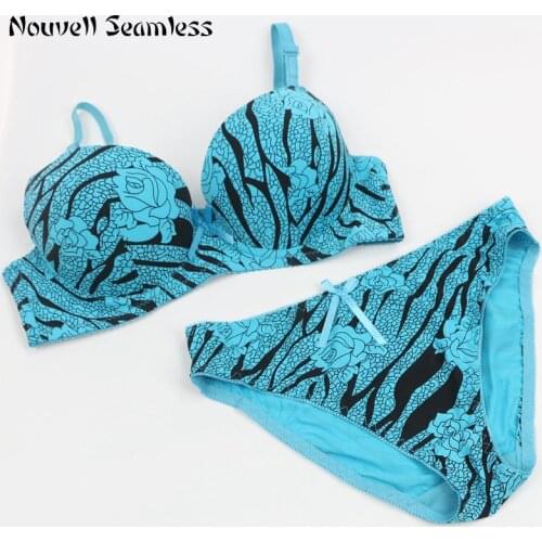 Nouvelle Seamless Brand BC Cup Bras G-String Womens Underwear Set Plus Size Bralette Push Up Lingerie For Ladies