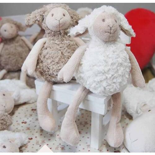 Lovely Plush Toys Sheep Soft Stuffed Cartoon Animal Couple of Lamb Stuffed Dolls Baby Accompany Sofa Toy for Children Christmas