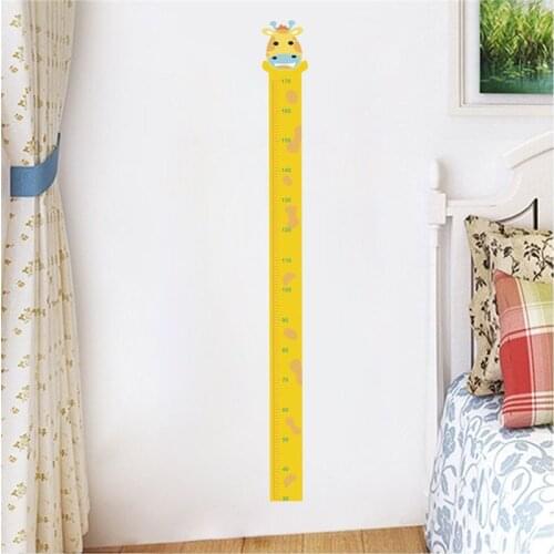 Cute Cartoon giraffe Wall Sticker kid bedroom Nursery Room Decor Light Wall Art Home Decoration