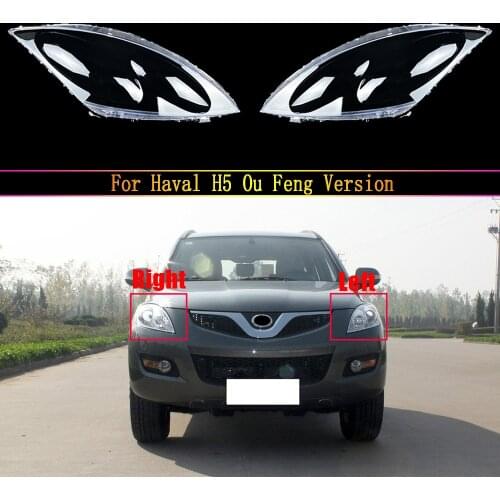 Car Head Lamp Light Case For Haval H5 Ou Feng Version Front Headlight Lens Cover Lampshade Glass Lampcover Caps Headlamp Shell