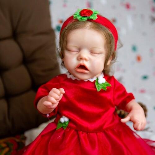 Christmas New Reborn Baby With Soft Body Bebe Reborn Dolls For Children ChristmasGift Toy