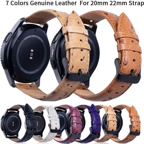 Genuine Leather Strap for HUAWEI WATCH GT 2 Pro GT2 46mm 42mm Band for HONOR Magic / MagicWatch 2 20/22mm Watchband Accessories