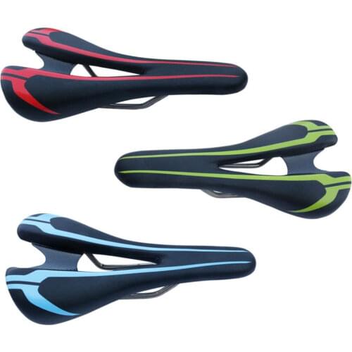 Bike saddle titanium bow Cushion Saddle Sports MTB Road Mountain Bike Saddle Full Carbon Leather Cushion Seat triathlon