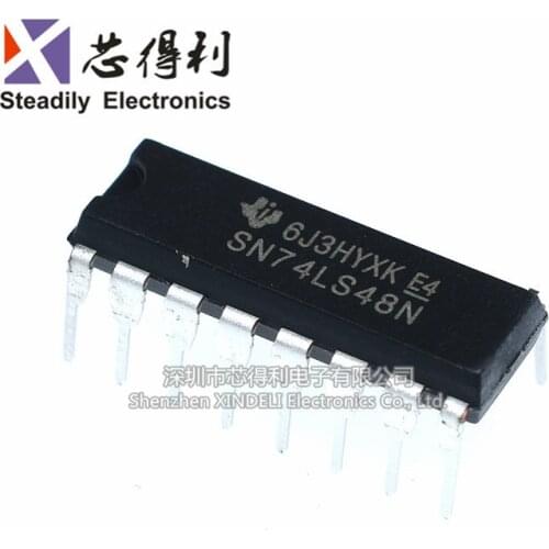 10pcs/lot 74ls48 Hd74ls48p Sn74ls48n Dip-16 Device/Driver