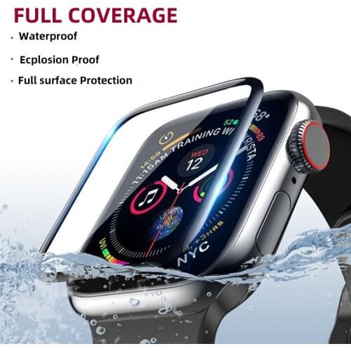 Screen Protector Clear Full Protective Film for iWatch 4 5 6 7 SE 40MM 44MM Not Tempered Glass For Apple Watch 3 2 1 38MM 42MM