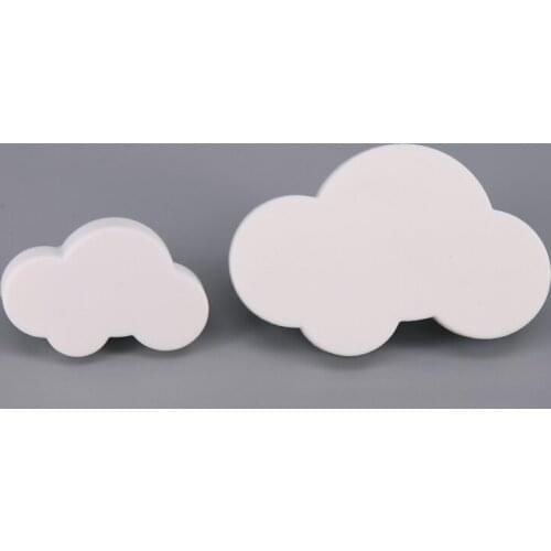 1x Kids' cartoon handle knob Children defend protection soft knob handle White Cloud Cabinet Door Wardrobe Handles Knobs