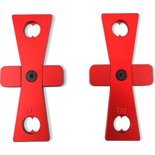 2pcs Dovetail Marker Plastic Dovetail Marking Template Wood Joint Gauge With Scale Dovetail Guide Tools