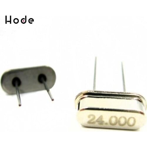 20PCS 24 MHZ 24.000 MHZ DIP Crystal Oscillator HC-49S GOOD QUALITY C3