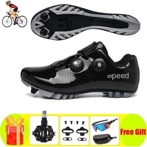 2021MTB Cycling Shoes Breathable Mountain Bike Bicycle Racing Triathlon Sports Sapatilha Ciclismo Sneakers