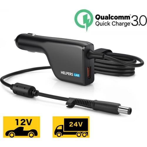 19.5V 4.62A Laptop Car DC Adapter Charger Power Supply for Dell Latitude D630 D800 D810 D820 D830 D631 D631N 5V 2.1A USB Charger