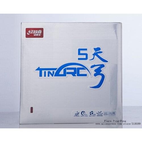 DHS TinArc 5 Tin arc 5 (Super-Elasticity, Non-Tacky) Pips-in Table Tennis (PingPong) Rubber With Sponge