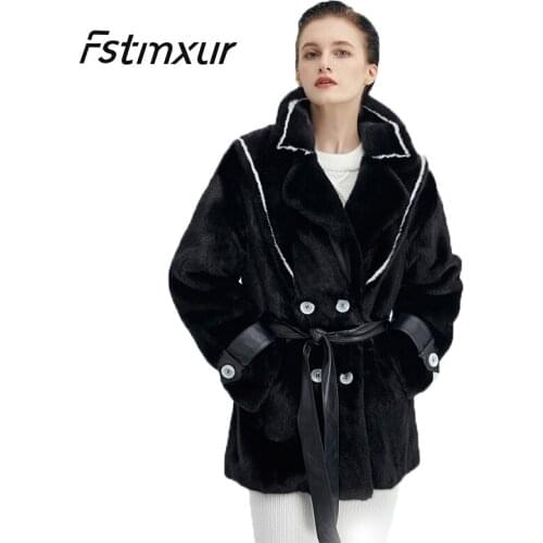 Fstmxur Long Fur Coats