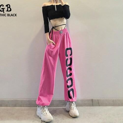 Gothic Black Women's Sports Pants