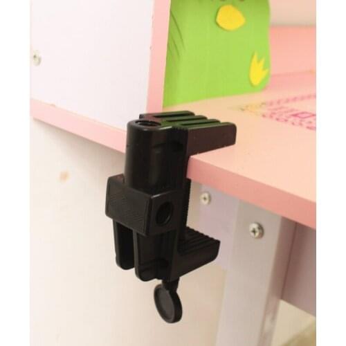 Plastic light table Lamp base holder bench plate clamp F tybe school table or on wall install spanner 3.7cm hole 12mm tube inser