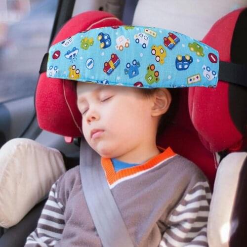 Children Car Seat Headrest Car Seat Sleeping Head Support Band Outdoor Head Support Fixing Pad Pillow Sleeping Car Accessories