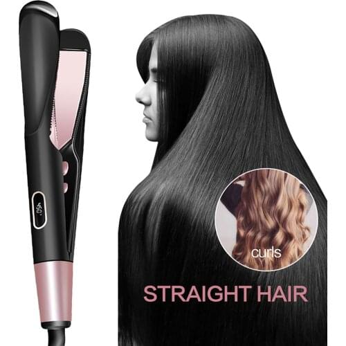 Professional Electric Curling Iron Hair Curler 2 in 1 Hair Straightener Flat Irons Ceramic Styling Tools Ceramic Styling Tools