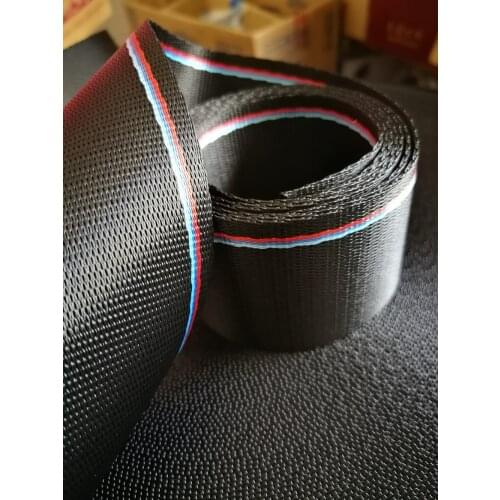 3M-30M Small stripes Car Seat Belt Webbing European Standard Car Personalized Modification Seat Belt Webbing Car Accessories