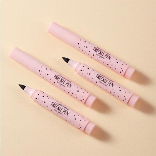 Langmanni Natural Freckle Pen Easy To Color Color Development Waterproof Long Lasting Concealer Dot Spot Pen Face Makeup TSLM1
