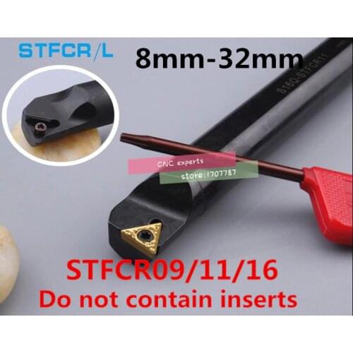 S08K-STFCR09 S10K-STFCR09/11 S12M-STFCR09/11 S16Q-STFCR11/16 S20R-STFCR16 S25S-STFCR16 S32T-STFCR16 8mm-32mm CNC Turning tool