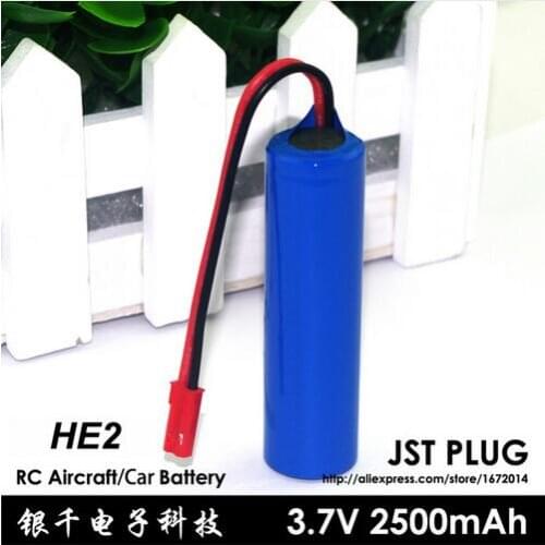 HE2 JST Plug 4.2V 2500mAh 20A Max 30A RC Battery For RC Helicopters boats cars Battery
