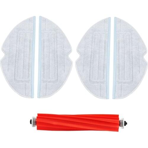 5Pcs Main Roll Brush Mop Rag For Xiaomi Roborock T7S T7plus T7splus S7 Vacuum Cleaner Spare Parts Accessories