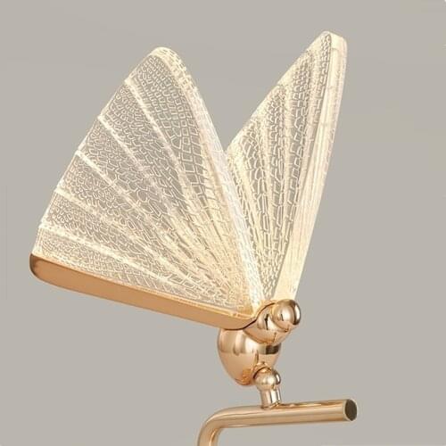 ZuuuVny Nordic Hot Sale Butterfly lamp pendant light For living Room Bedroom Bedside Staircase Hall Restaurant Art Indoor Decor