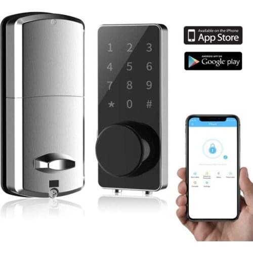 Smart Door Lock TTLock APP Bluetooth Password Key Unlock Electric Deadbolt Lock for Home Apartment Office Hotel