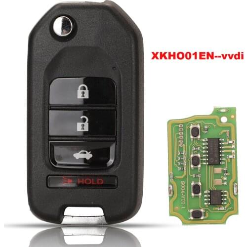 Jingyuqin Xhorse VVDI XKHO01EN 4 Buttons Universal Remote Control for Honda type
