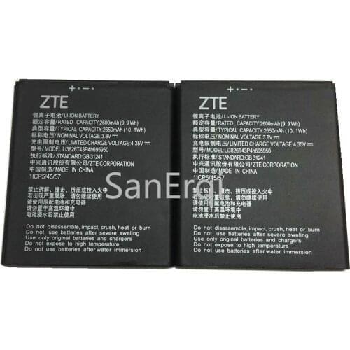10pcs 3.8V 2650mAh Li3826T43P4h695950 For ZTE аккумулятор Batterie Bateria Battery