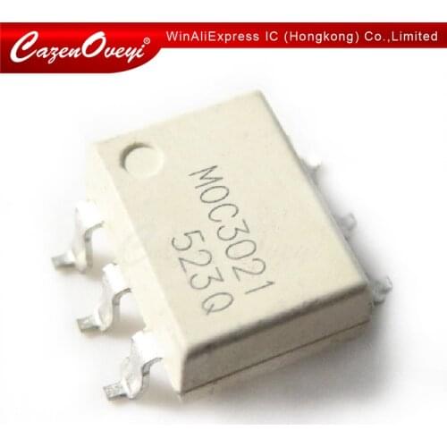 10pcs/lot MOC3021 SOP-6 SMD optocouplers new original In Stock