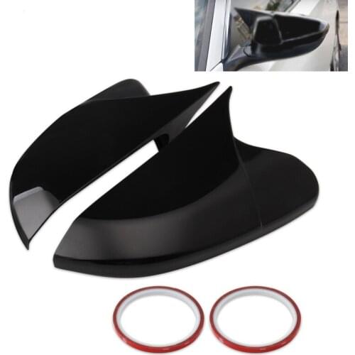 1Set 2Pcs Car Rear view mirror housing Rearview Mirror Cover trim frame part for Honda 16-19 Civic car mirror accessories