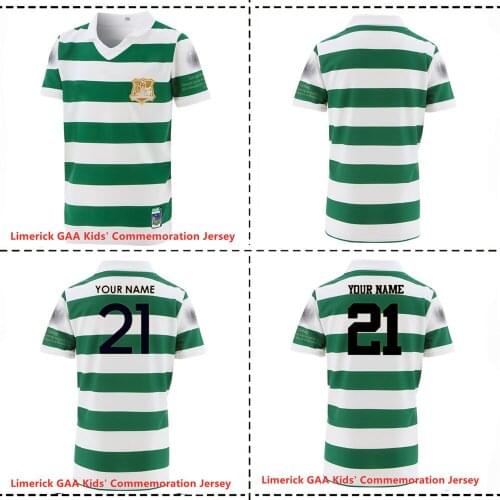 2021 Limerick GAA Kids' Commemoration Jersey 2021/22 IRELAND LIMERICK TRAINING RUGBY KIDS JERSEY size 16--26