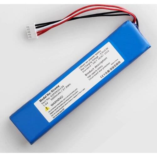 Dxqioo 5000mah battery fit for JBL XTREME Xtreme GSP0931134 batteries