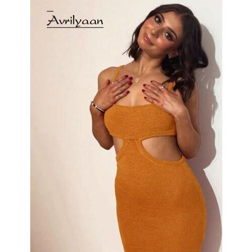 Avrilyaan Fashionable Knitted Dresses
