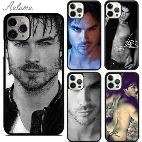 Ian Somerhalder Phone Case for iPhone 11 12 Pro Max mini X XR XS SE 2020 5 6 7 8 Plus Samsung Galaxy S8 S9 S10 Cover shell coque