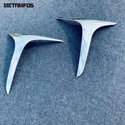 For Toyota Yaris Cross hybrid 2020 2021 Chrome Front Fog Lamp Light Eyelid Eyebrow Molding Trim Sticker Accessories Car Styling