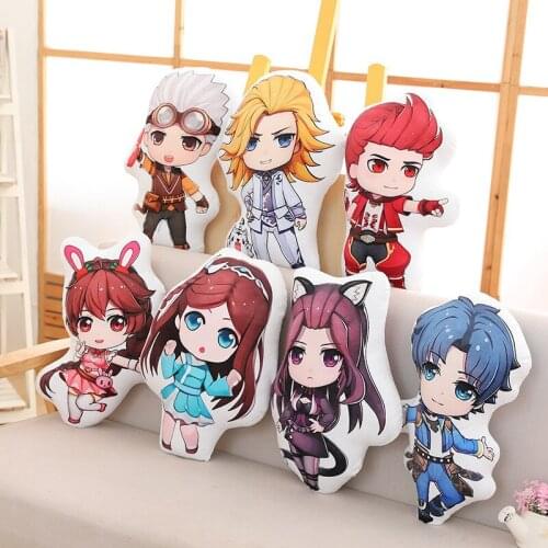 Chinese Animation Doula Continent Surrounding Stuffed Velvet Pillow Tang San Pillow Sofa Decoration Doll Pillow Secondary Pillow