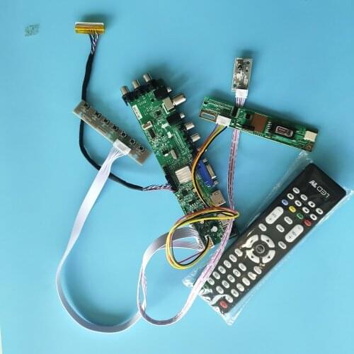 Kit For LTN170WX-L05-G/LTN170WX-L04 TV VGA USB AV remote DVB-T Controller board 1 CCFL Digital 1440X900 30pin HDMI LCD Panel 17"