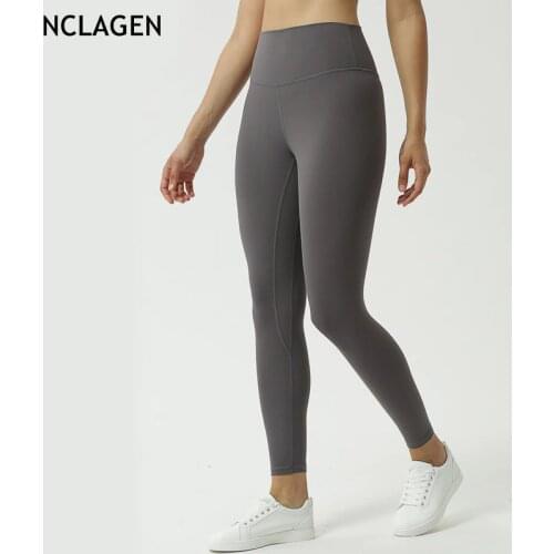GYM Leggings Sport Women Fitness High Waist Squat Proof Yoga Pants Elastic Sportswear Butt Lift Running Workout Tights NCLAGEN