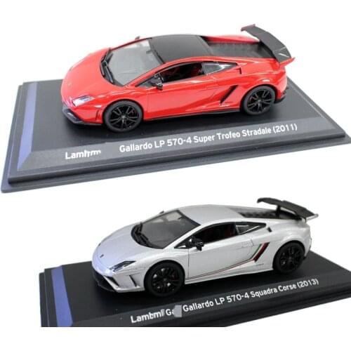 Diecast 1:43 Scale Metal Alloy Classic Racing Rally Car Model Die-cast GALLARDO LP570 Vehicles Toys for Collection Gifts Display