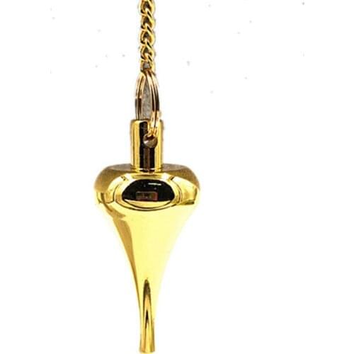 Metal Pendulum Healing Divining Scrying Point Ball Egyptian Coil copper pendulo radiestesia Pendulums for Dowsing metal Pendant