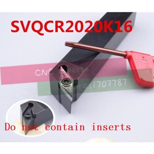 SVQCR2020K16 20*20mm Metal Lathe Cutting Tools Lathe Machine CNC Turning Tools External Turning Tool Holder S-Type SVQCR