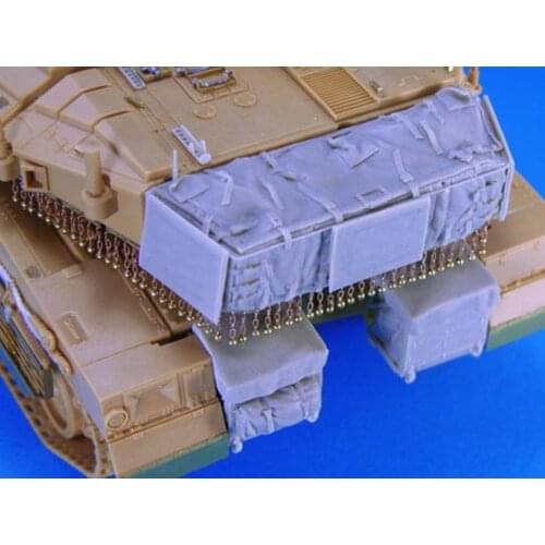 Hyundai chariot Merkava 4 resin modification (without etching film) 1:35