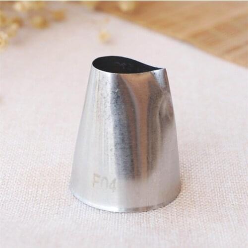 #F04 Leaves water drop Cupcake Decorating Tips Pastry Nozzles Fondant Decorations Tips Bakeware Stainless Steel Piping Nozzles