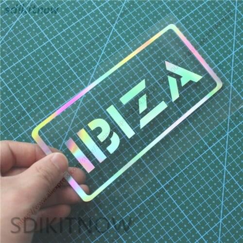 New Rainbow color changes Car Sports Decal Sticker Styling Window Door Decoration For SEAT IBIZA 6J 6I FR 2018 cupra accessories