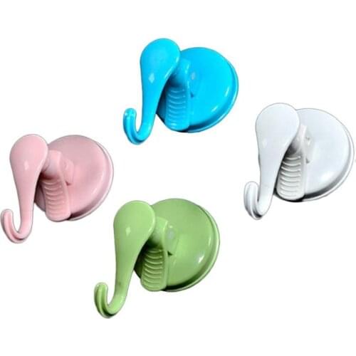 New Hook Strong Suction Wall Mounted Cup Sucker Wall hooks for hanging Kitchen Bathroom Wall Storage plastic Sucker