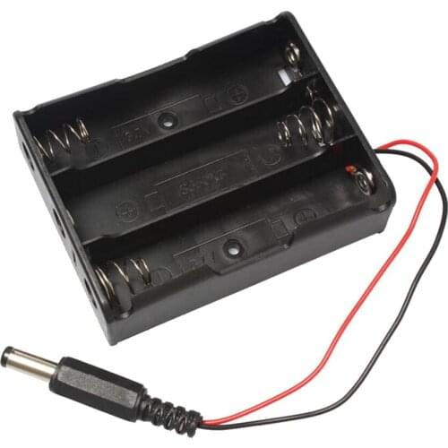 20pcs/lot MasterFire Plastic 18650 Battery Holder Storage Box Case Cover for 3 x 18650 Batteries With DC5.5*2.1mm power plug