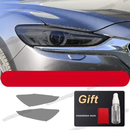 Lsrtw2017 TPU transparent black car headlight film anti-scratch sticker for mazda 3 6 cx-5 axela atenza mazda3 mazda6